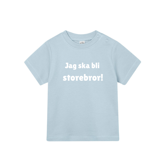Barn t-shirt "Jag ska bli storebror"