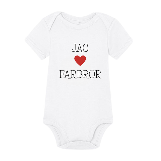 Jag älskar farbror babybody