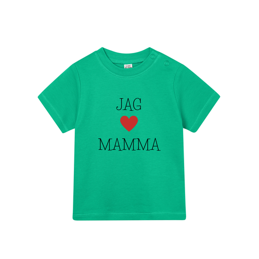 Barn t-shirt "Jag älskar mamma"