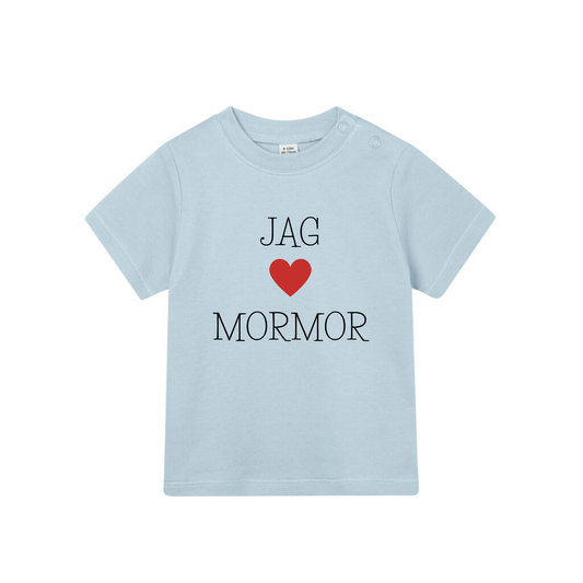 Barn t-shirt "Jag älskar mormor"