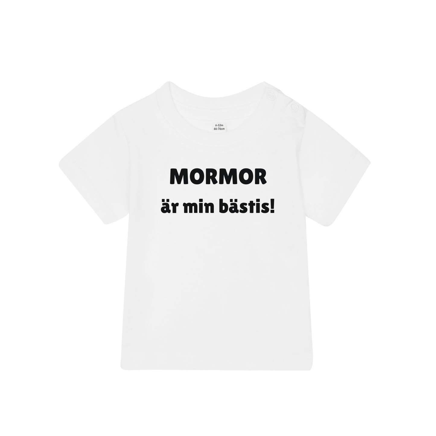 Barn t-shirt "MORMOR är min bästis!"