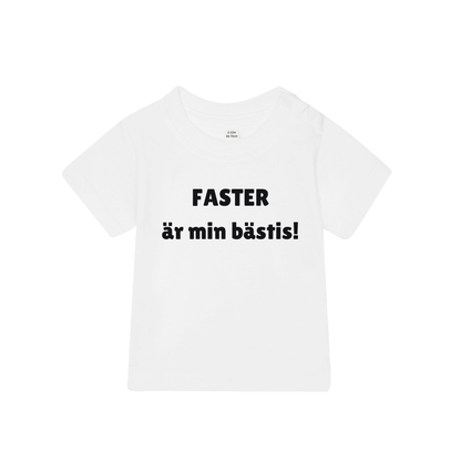 Barn t-shirt "FASTER är min bästis!"