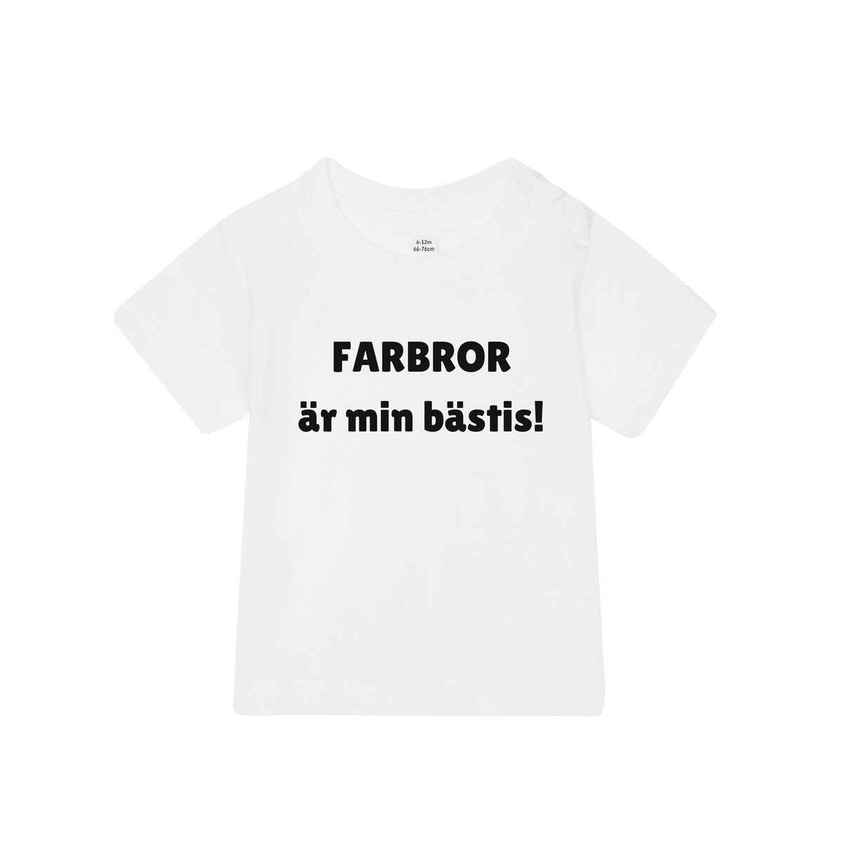 Barn t-shirt "FARBROR är min bästis!"
