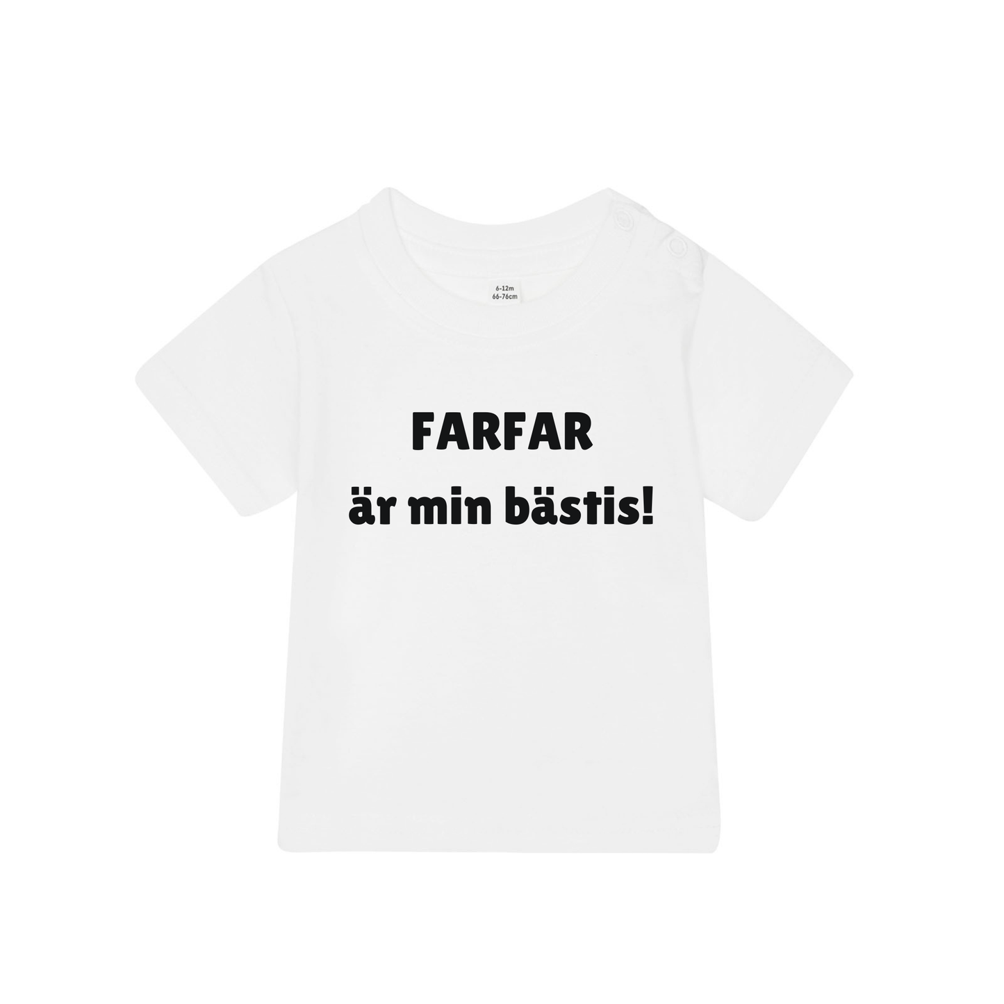 Barn t-shirt "FARFAR är min bästis!"