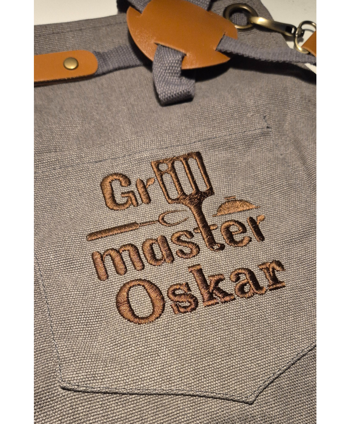 Grillförkläde med namn
