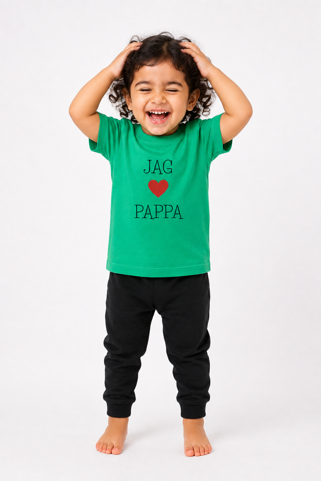 Barn t-shirt "Jag älskar pappa"