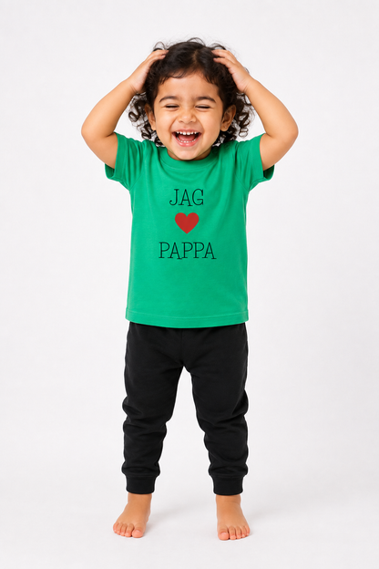Barn t-shirt "Jag älskar pappa"