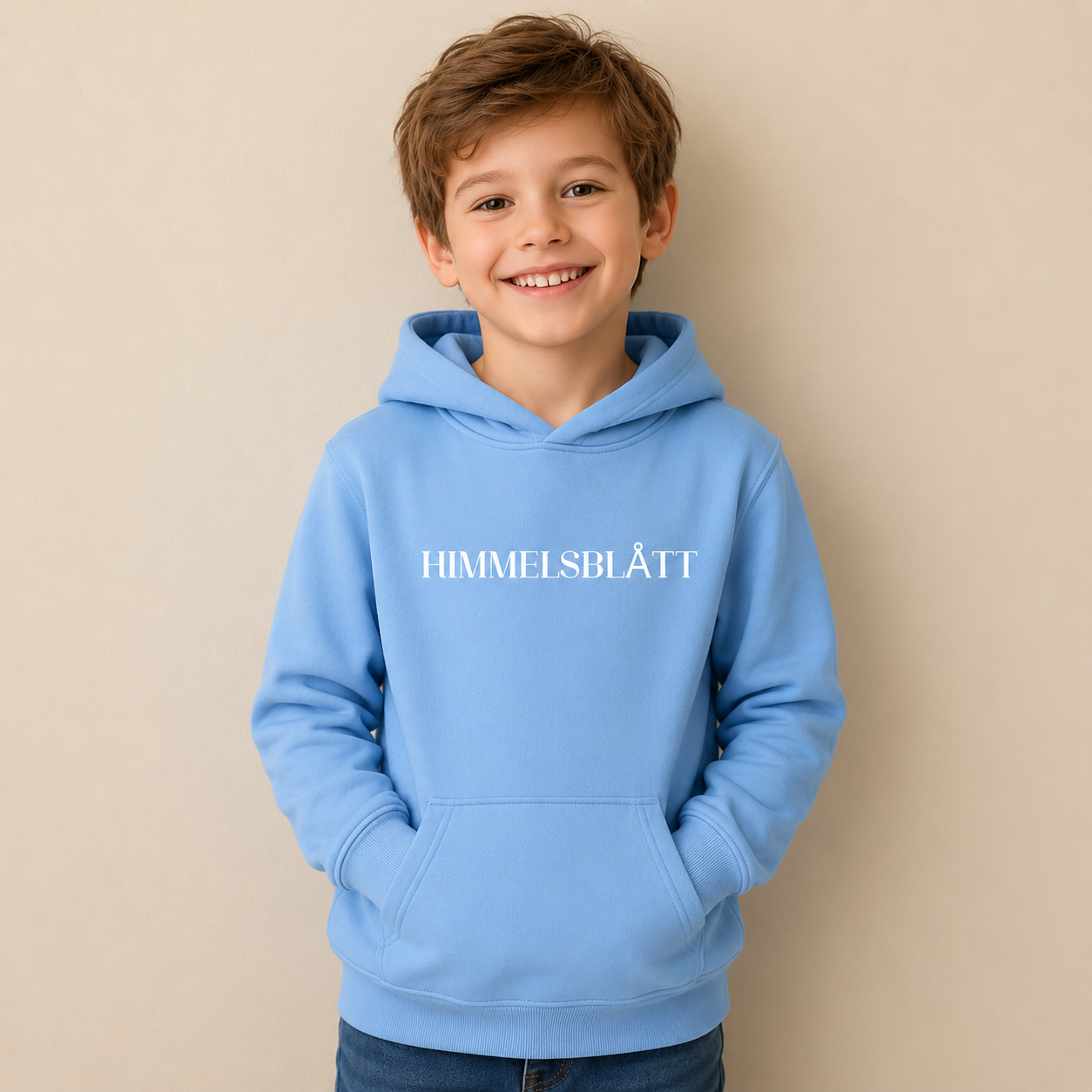 Hoodie "HIMMELSBLÅTT"