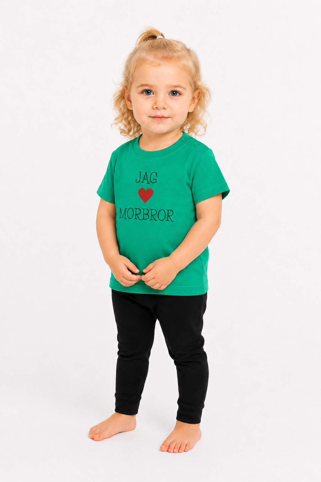Barn t-shirt "Jag älskar morbror"