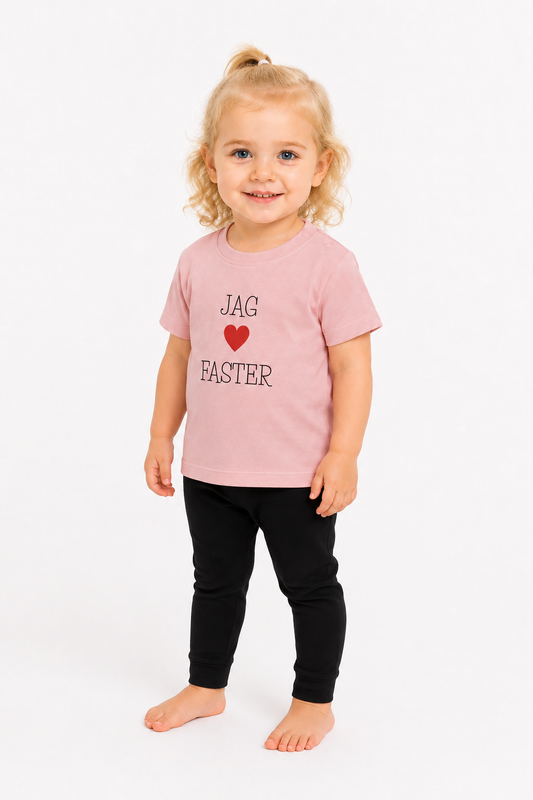 Barn t-shirt "Jag älskar faster"