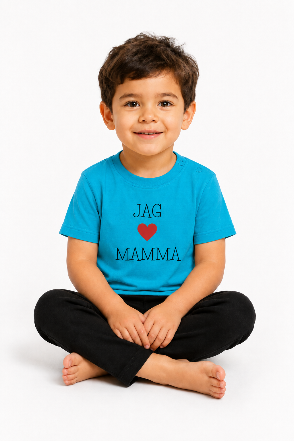 Barn t-shirt "Jag älskar mamma"
