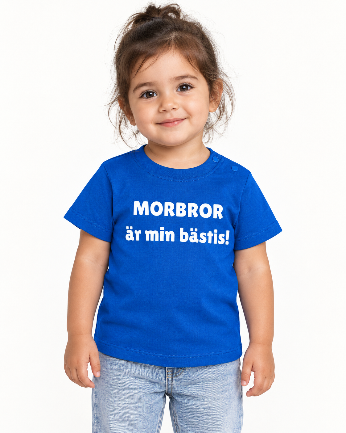 Barn t-shirt "MORBROR är min bästis!"