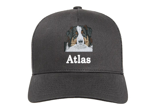 Svart Australian Shepherd Keps