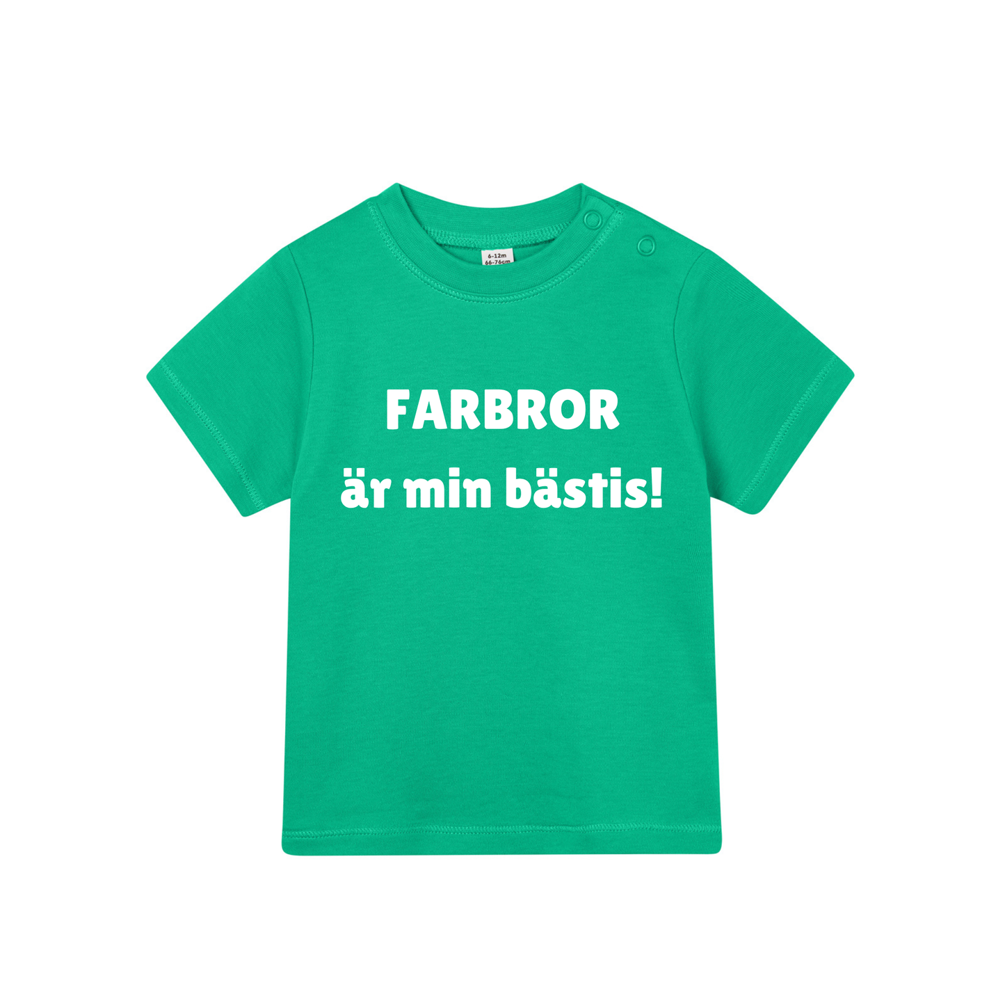 Barn t-shirt "FARBROR är min bästis!"
