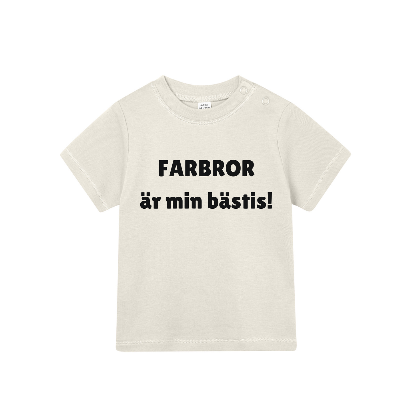 Barn t-shirt "FARBROR är min bästis!"