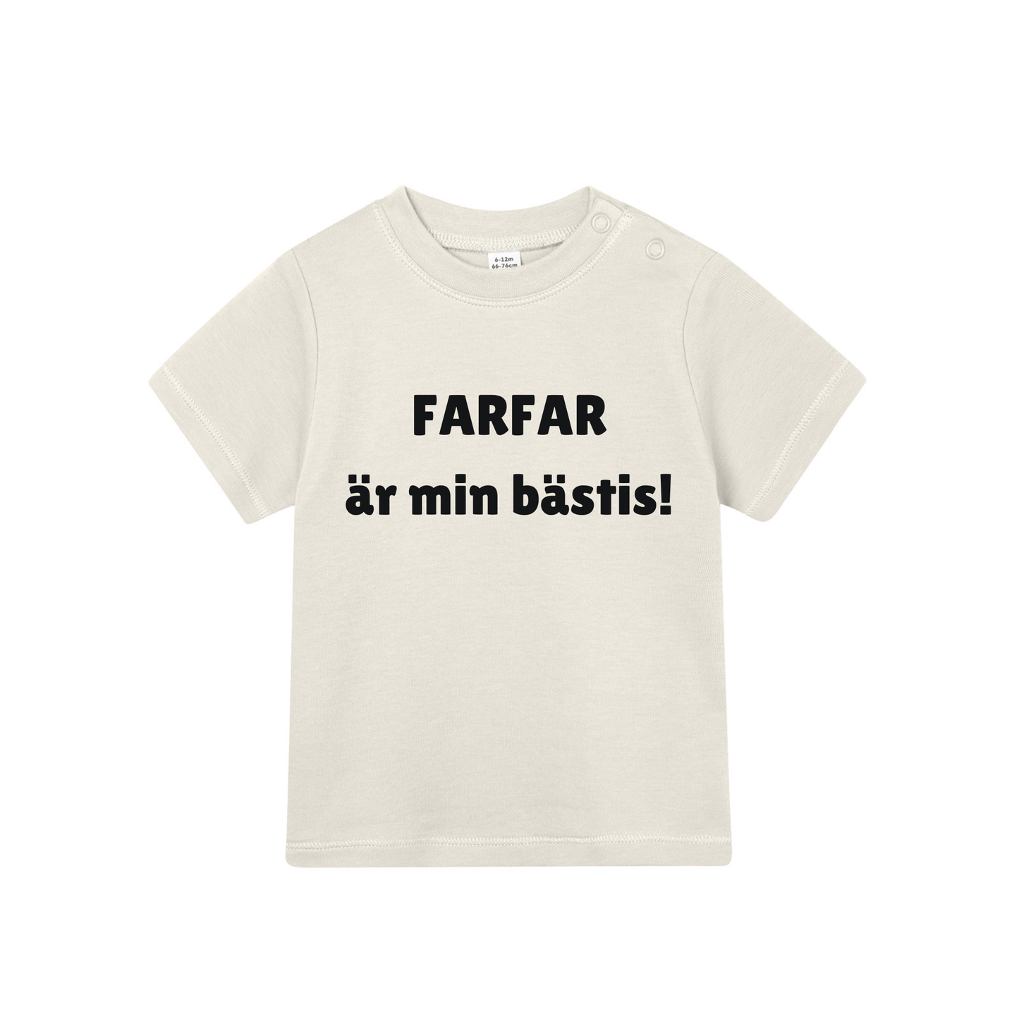 Barn t-shirt "FARFAR är min bästis!"