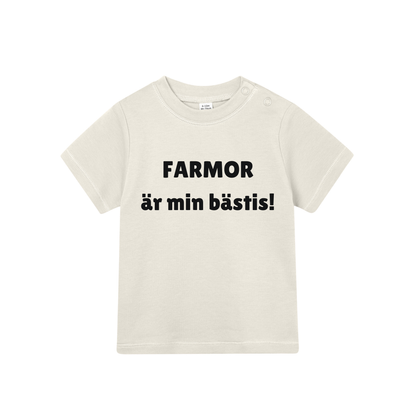 Barn t-shirt "FARMOR är min bästis!"