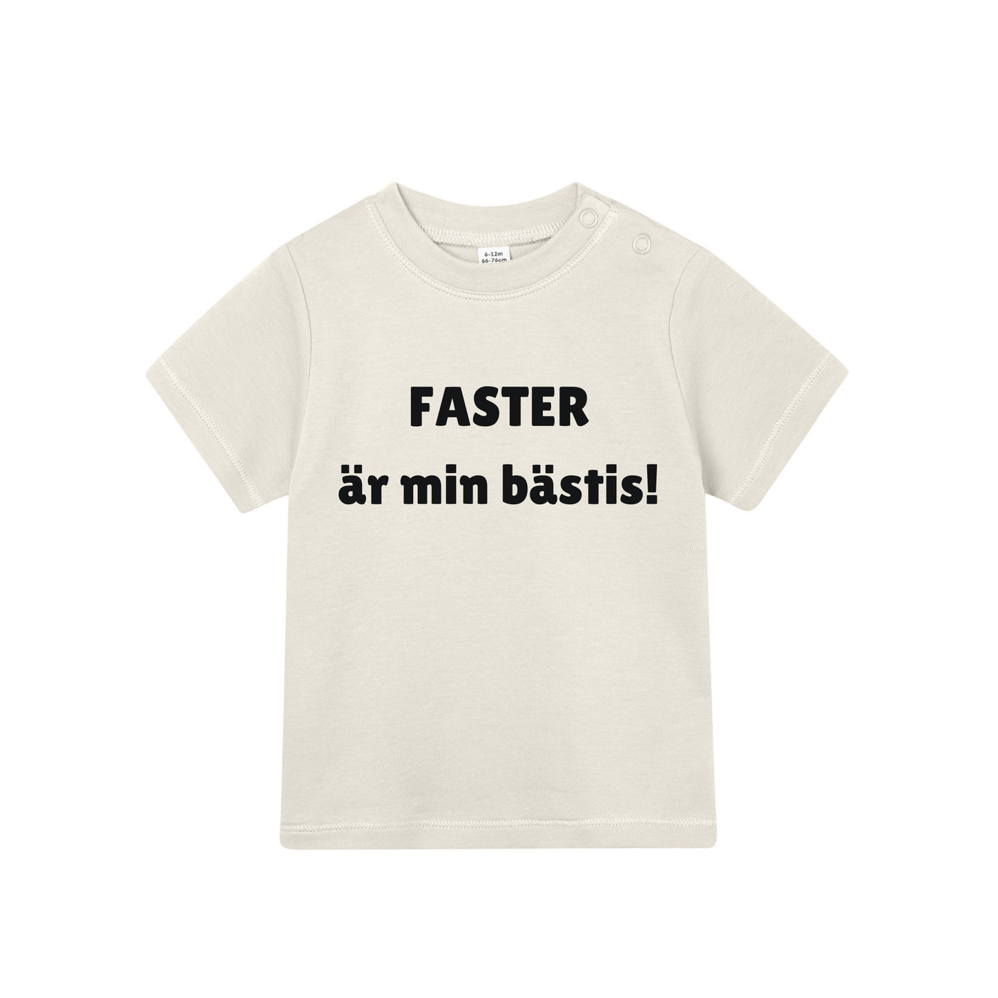 Barn t-shirt "FASTER är min bästis!"