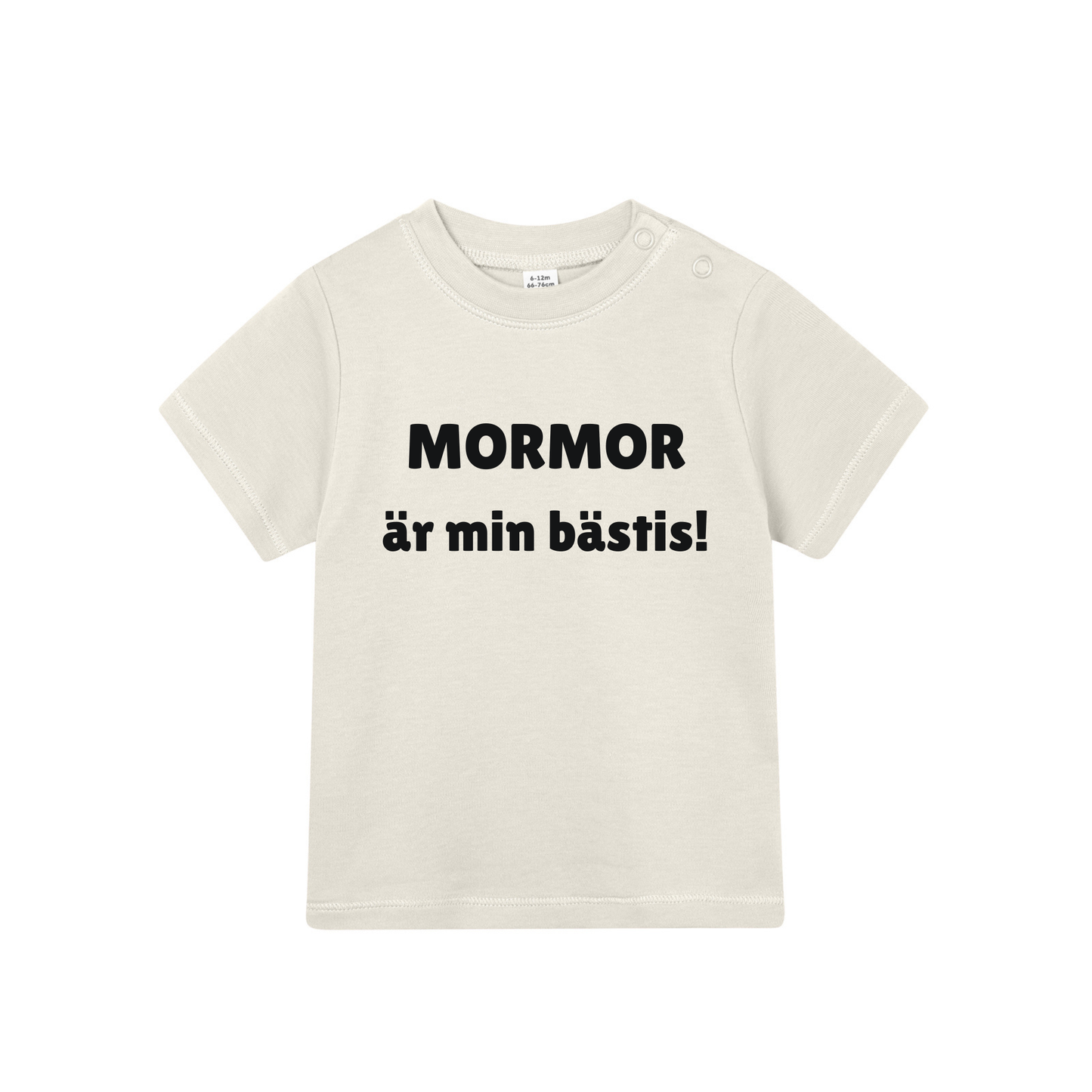 Barn t-shirt "MORMOR är min bästis!"