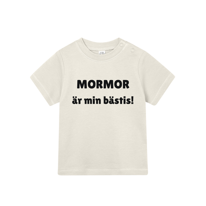 Barn t-shirt "MORMOR är min bästis!"