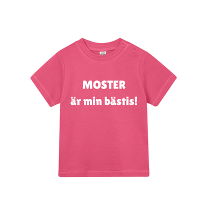 Barn t-shirt "MOSTER är min bästis!"