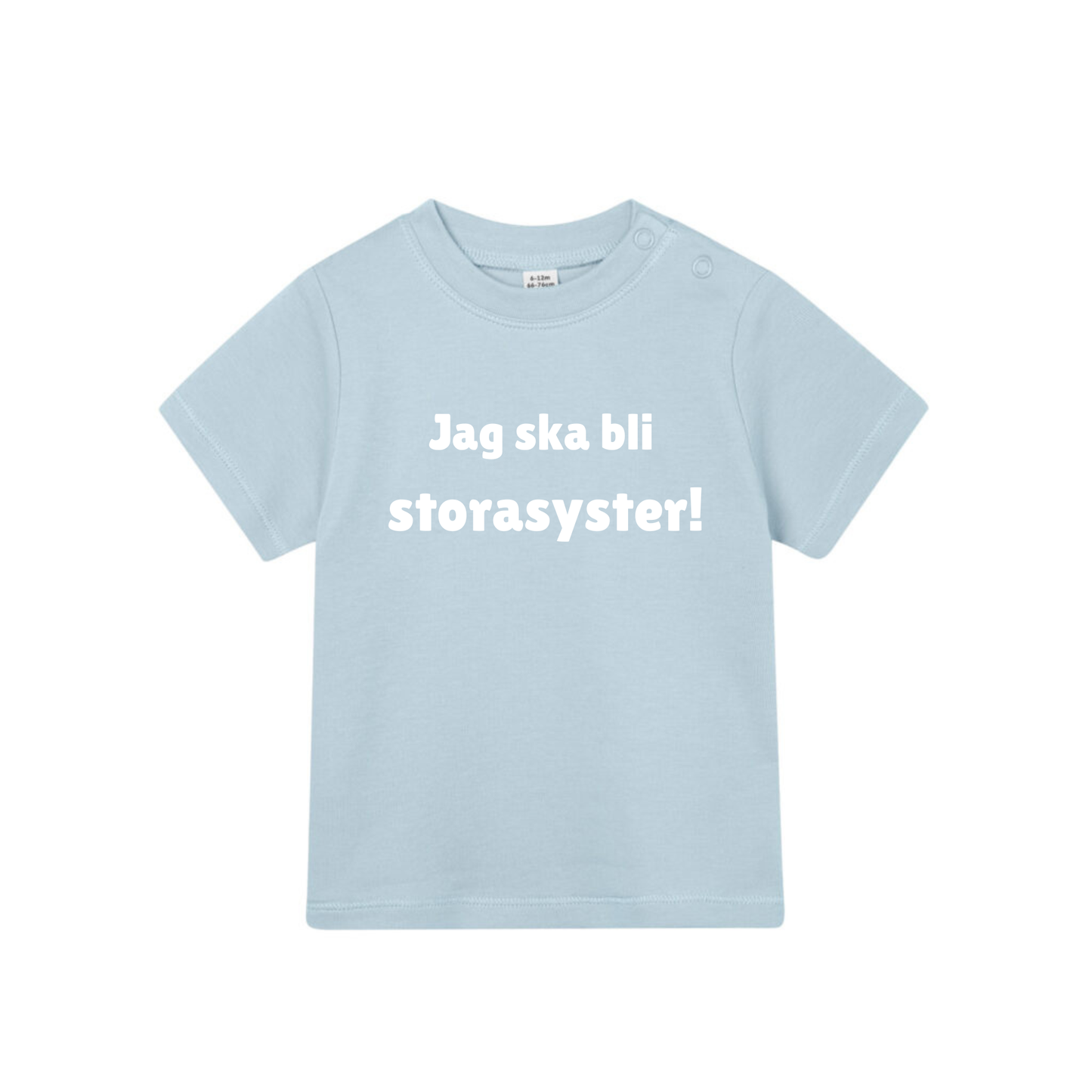 Barn t-shirt "Jag ska bli storasyster"
