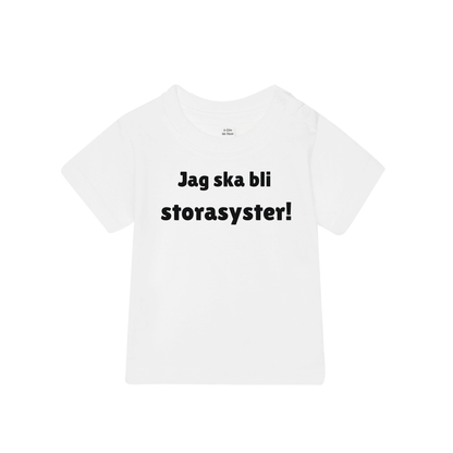 Barn t-shirt "Jag ska bli storasyster"