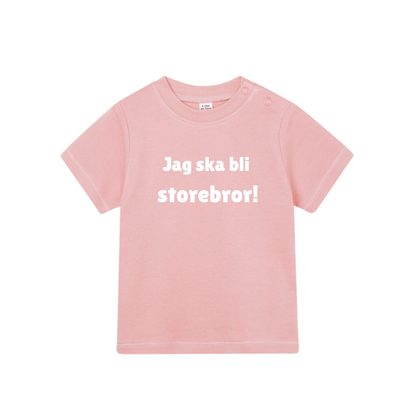 Barn t-shirt "Jag ska bli storebror"