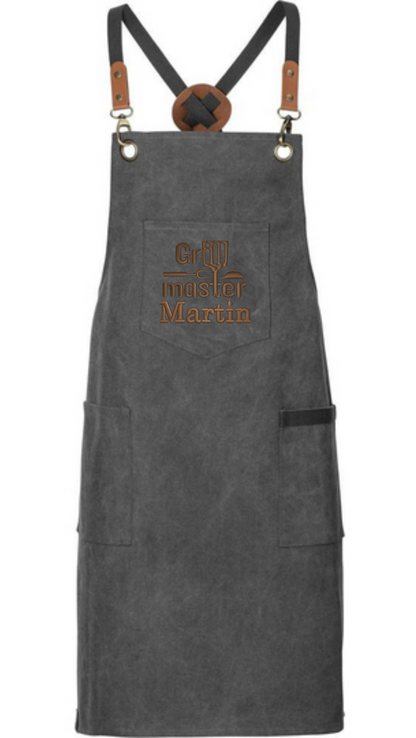 Grillförkläde med namn