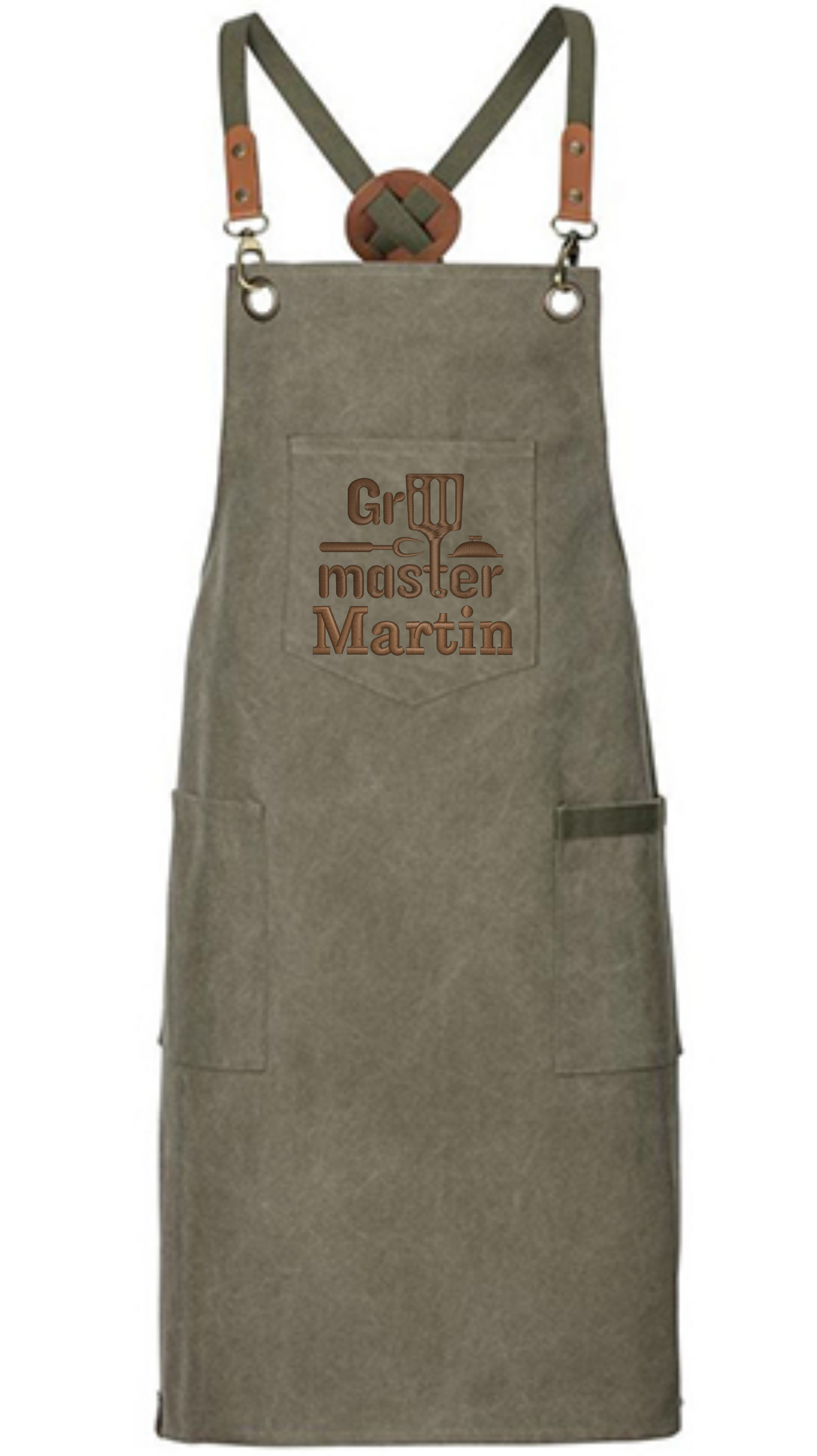Grillförkläde med namn