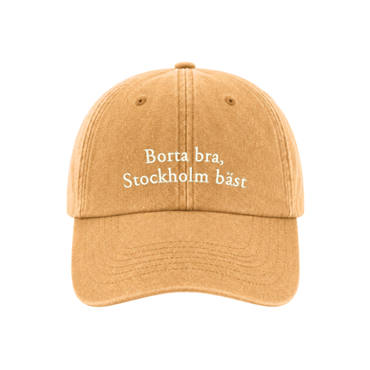"Borta bra, Stockholm bäst" keps