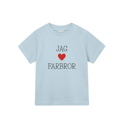 Barn t-shirt "Jag älskar farbror"