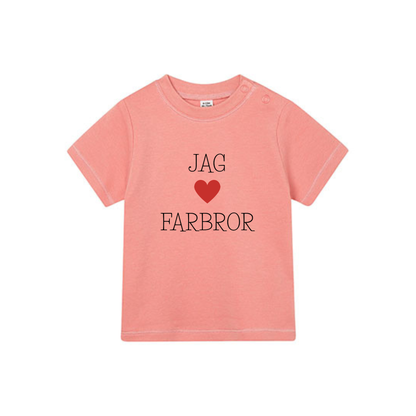 Barn t-shirt "Jag älskar farbror"
