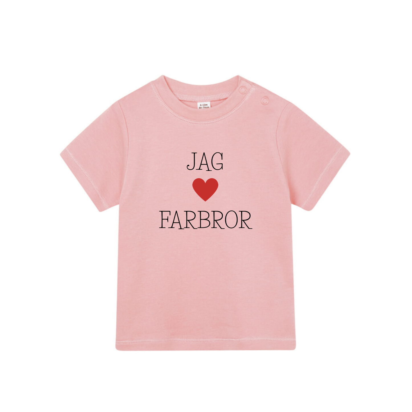 Barn t-shirt "Jag älskar farbror"