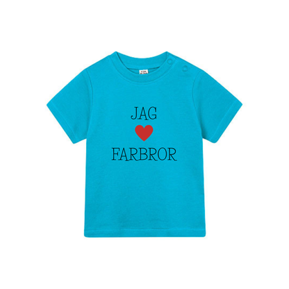 Barn t-shirt "Jag älskar farbror"