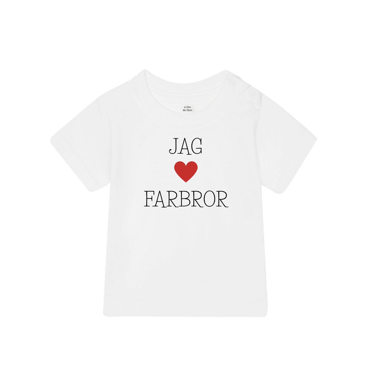 Barn t-shirt "Jag älskar farbror"