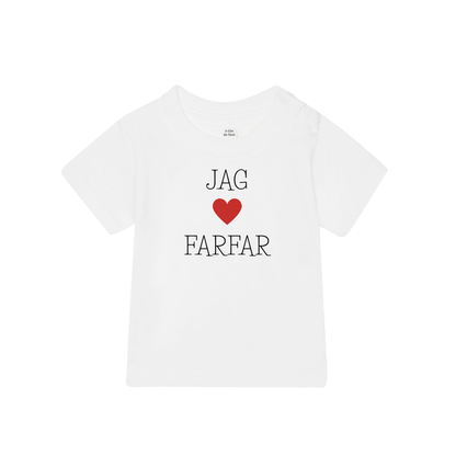 Barn t-shirt "Jag älskar farfar"