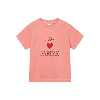 Barn t-shirt "Jag älskar farfar"