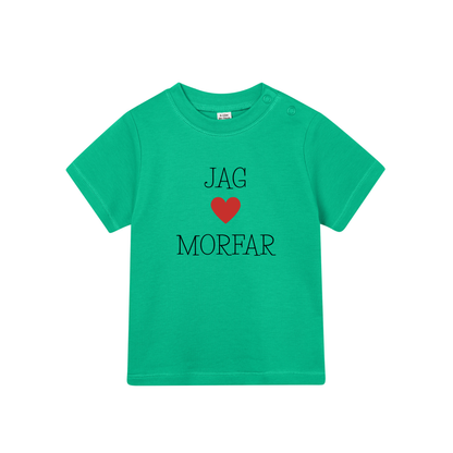 Barn t-shirt "Jag älskar morfar"