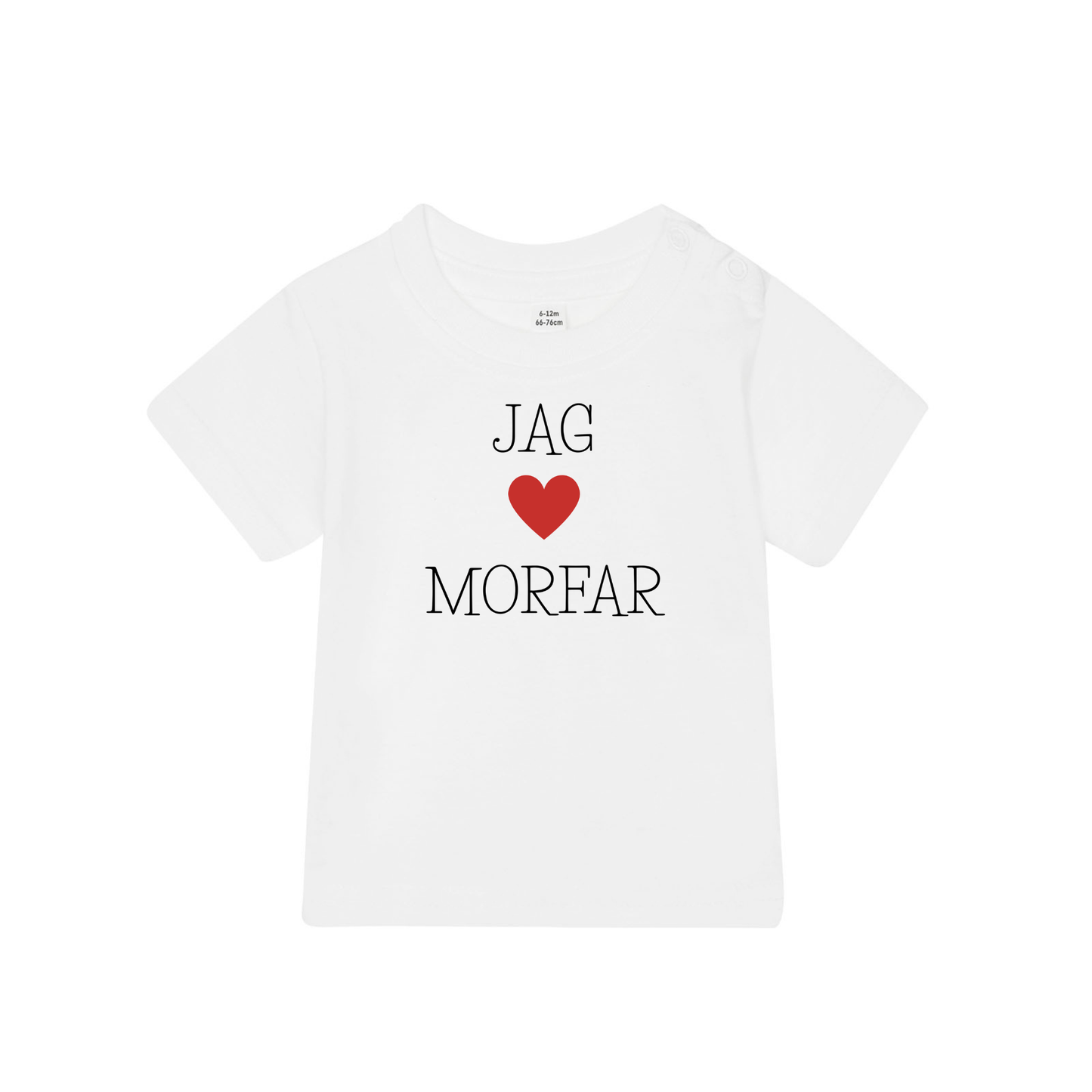 Barn t-shirt "Jag älskar morfar"
