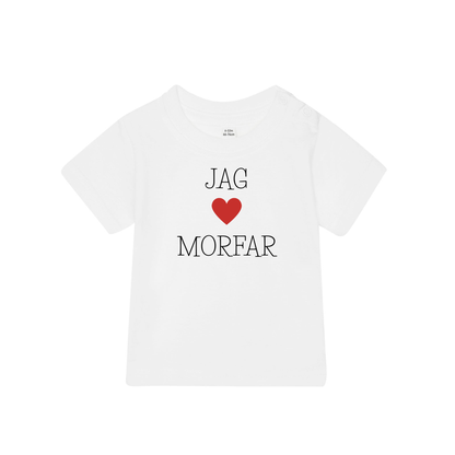 Barn t-shirt "Jag älskar morfar"