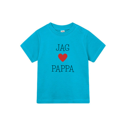 Barn t-shirt "Jag älskar pappa"