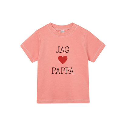 Barn t-shirt "Jag älskar pappa"