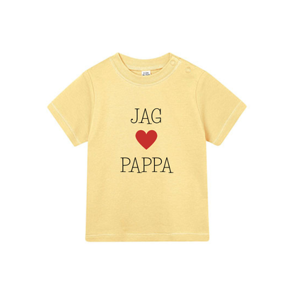 Barn t-shirt "Jag älskar pappa"