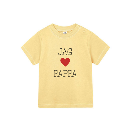 Barn t-shirt "Jag älskar pappa"