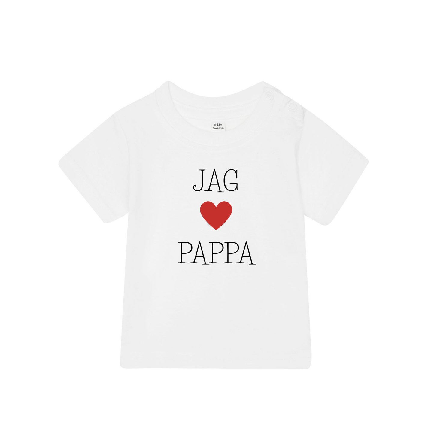 Barn t-shirt "Jag älskar pappa"