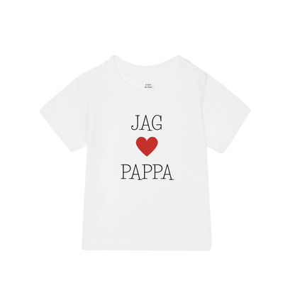 Barn t-shirt "Jag älskar pappa"