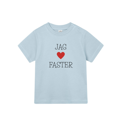 Barn t-shirt "Jag älskar faster"