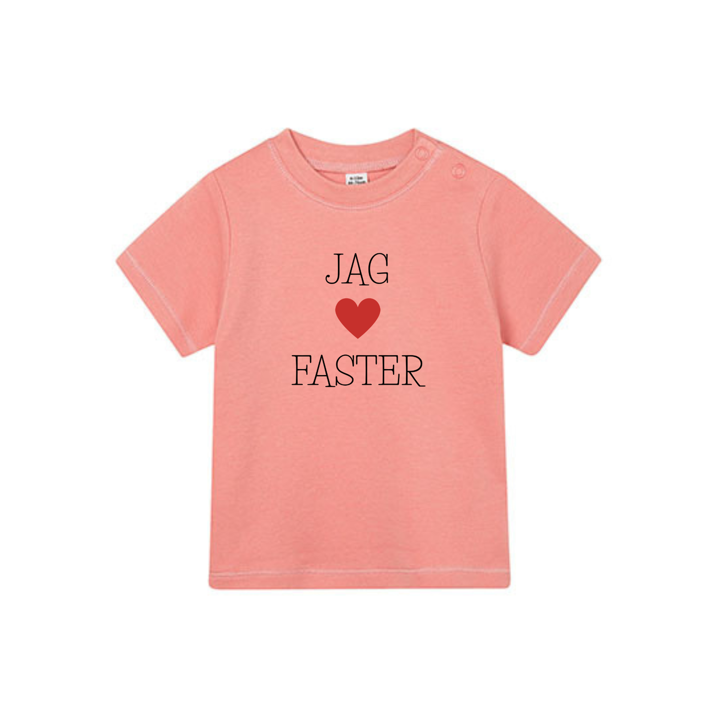 Barn t-shirt "Jag älskar faster"