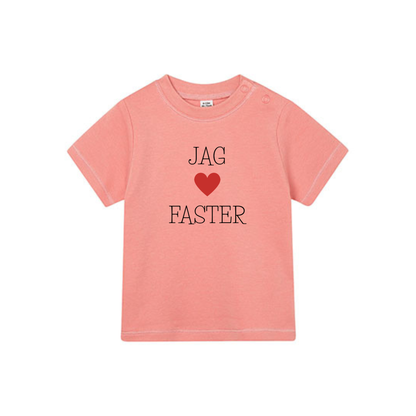 Barn t-shirt "Jag älskar faster"